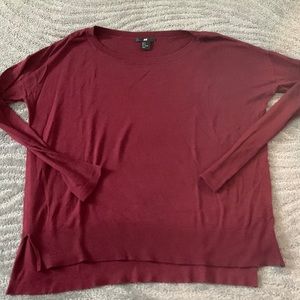 Burgundy Light weight sweater